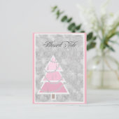 Rosa Schatten, Weihnachten Postkarte (Stehend Vorderseite)