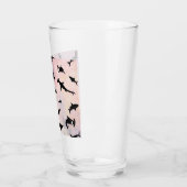 Rosa Schattenhai auf Gradientengalaxie Glas (Links)