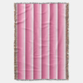 Rosa Schattenstreifen Decke (Vorderseite Vertikal)