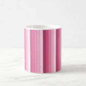Rosa Schattenstreifen Kaffeetasse (Mittel)