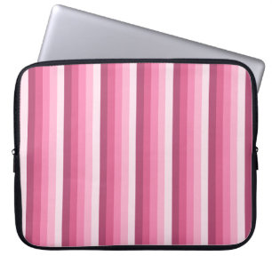 Rosa Schattenstreifen Laptopschutzhülle
