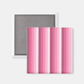 Rosa Schattenstreifen Magnet (Vorderseite/Rückseite)