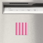 Rosa Schattenstreifen Magnet (In Situ (Geschirrspüler))