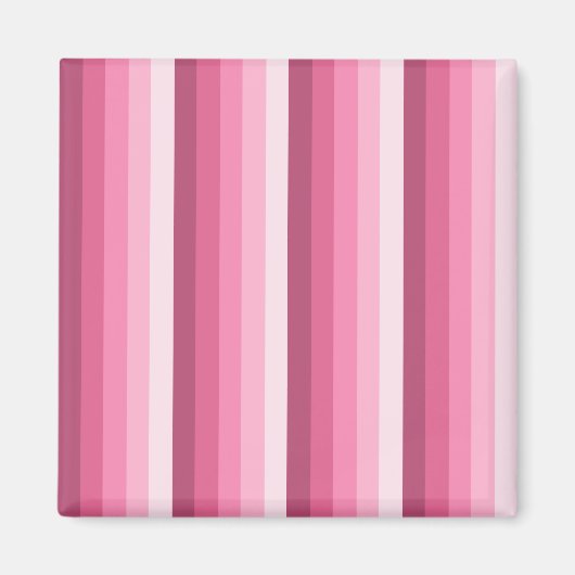 Rosa Schattenstreifen Magnet (Vorne)