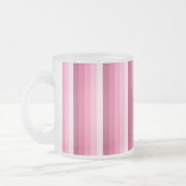Rosa Schattenstreifen Mattglastasse (Links)