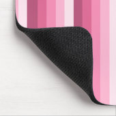 Rosa Schattenstreifen Mousepad (Ecke)