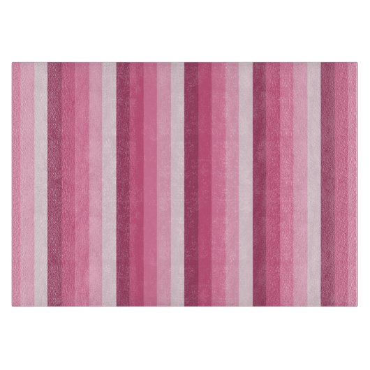 Rosa Schattenstreifen Schneidebrett (Vorderseite)