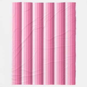 Rosa Schattierungsstreifen Fleecedecke