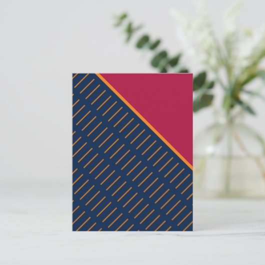 Rosa-Scheibe Postkarte (Stehend Vorderseite)