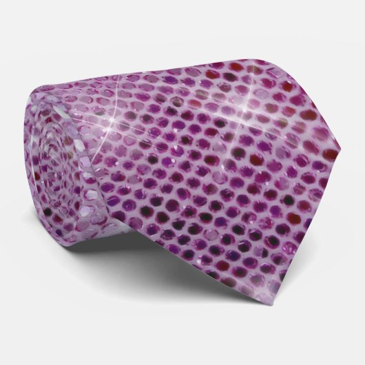 Rosa Schein-Blick Krawatte (Gerollt)