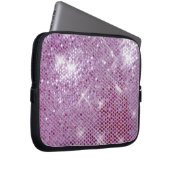 Rosa Schein-Blick Laptopschutzhülle (Vorne Rechts)