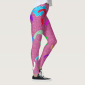 Rosa Schein-bunte Elf-Leggings Leggings (Rechts)