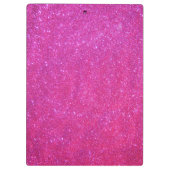Rosa Schein-Glitzer-Girly Klemmbrett (Rückseite)