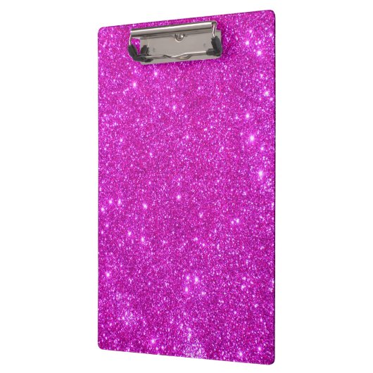 Rosa Schein-Glitzer-Girly Klemmbrett 3 (Links)