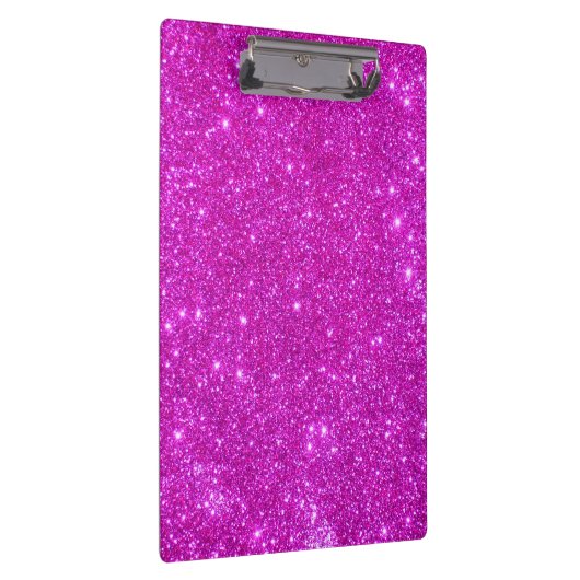 Rosa Schein-Glitzer-Girly Klemmbrett 3 (Rechts)