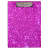 Rosa Schein-Glitzer-Girly Klemmbrett 3 (Vorderseite)