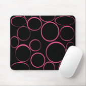 Rosa schellt Mousepad (Mit Mouse)