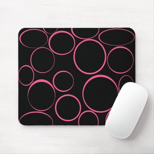 Rosa schellt Mousepad (Mit Mouse)
