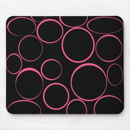 Rosa schellt Mousepad (Vorne)