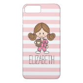 Rosa scheuert Krankenschwester iPhone 7 Pluskasten Case-Mate iPhone Hülle (Rückseite)