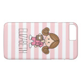 Rosa scheuert Krankenschwester iPhone 7 Pluskasten Case-Mate iPhone Hülle (Rückseite (Horizontal))