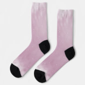Rosa Schimmer und Glitzer Socken (Linkes Detail)