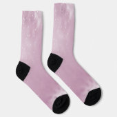 Rosa Schimmer und Glitzer Socken (Rechts)