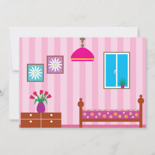 Rosa Schlafzimmer Einladungen