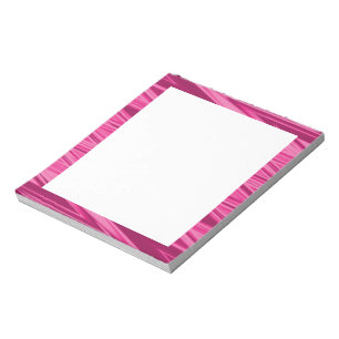 Rosa Schlagschatten-Muster Notizblock