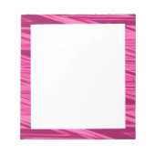 Rosa Schlagschatten-Muster Notizblock (Vorderseite)