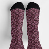 Rosa Schlange drucken Socken (Oben)