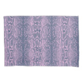 Rosa Schlange Hautfresse Kissenbezug (Vorderseite-Links)