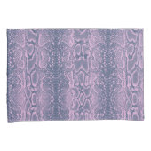 Rosa Schlange Hautfresse Kissenbezug (Vorderseite-Rechts)