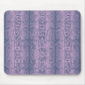 Rosa Schlange Hautfresse Mousepad (Vorne)
