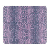 Rosa Schlange Hautfresse Schneidebrett (Vorderseite)