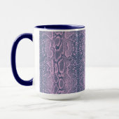 Rosa Schlange Hautfresse Tasse (Links)
