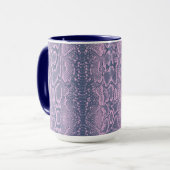Rosa Schlange Hautfresse Tasse (Vorderseite Links)