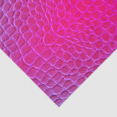 Rosa Schlangen-Haut-Drache-Skala-Neonseidenpapier Seidenpapier (Ausschnitt)