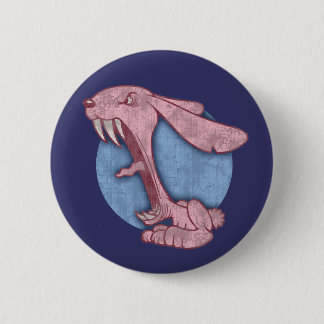 Rosa schlechtes Häschen Button