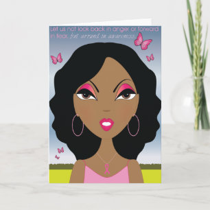 Rosa Schleife - Bewusstsein Karte