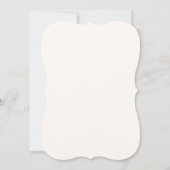 Rosa Schleife Elfenbeinperlen elegante Brautparty Einladung (Rückseite)