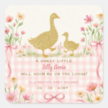Rosa Schleife Floral Alberner Gänse Mädchen Baby S