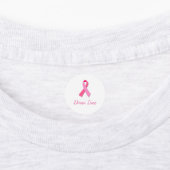 Rosa Schleife für das Brustkrebs-Bewusstsein Etiketten (Befestigt)