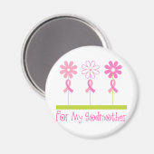 Rosa Schleife für meine Mutter Magnet (Vorderseite/Rückseite)