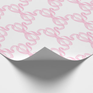 Rosa Schleife Geschenkpapier