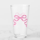 Rosa Schleife Glas (Rückseite)