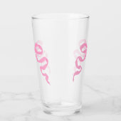Rosa Schleife Glas (Rechts)