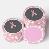 Rosa Schleife - Poker Pokerchips (Stapel)