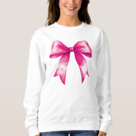 Rosa Schleife Sweatshirt