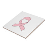 Rosa Schleife Zeichnend Fliese (Seite)